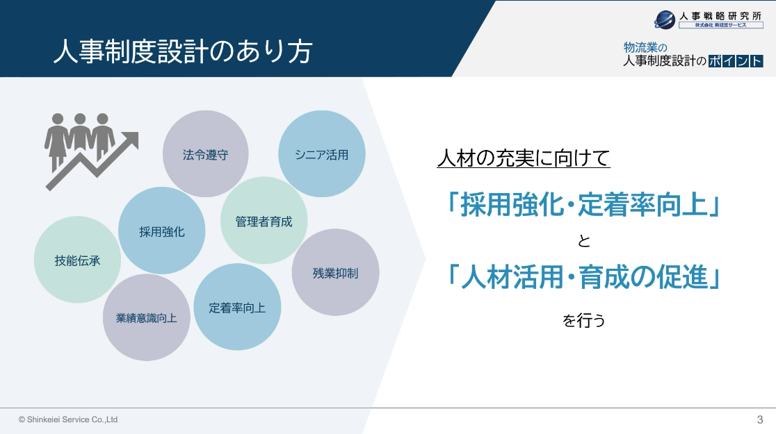 物流業における人事制度設計のあり方